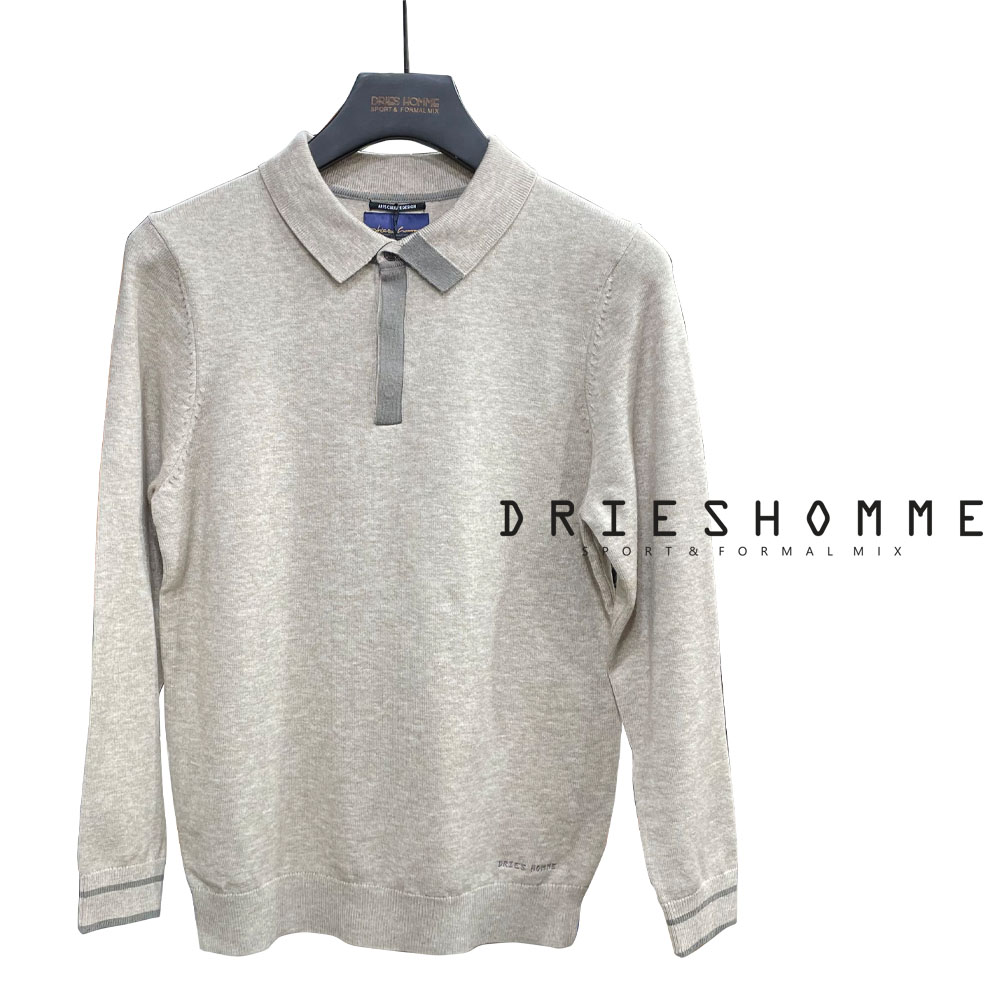 DRIES HOMME    2023 S/S 신상    드리스옴므 NT-16#   라인 카라 니트 티셔츠      전국 무료배송   SALE